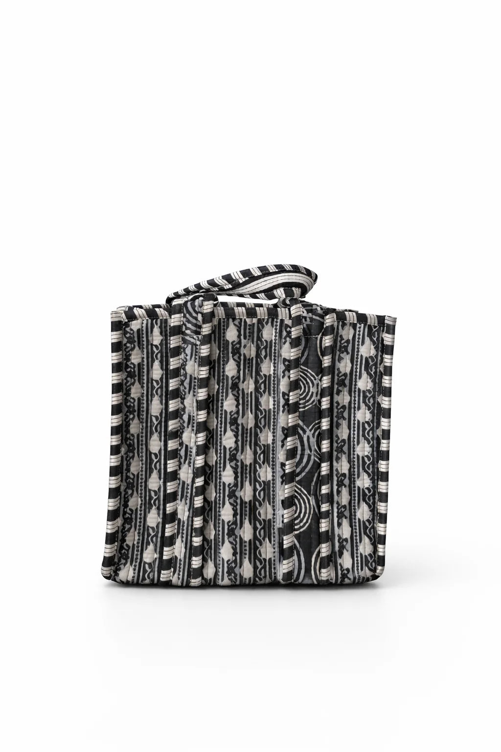 Mini Tote Grafito Reversible