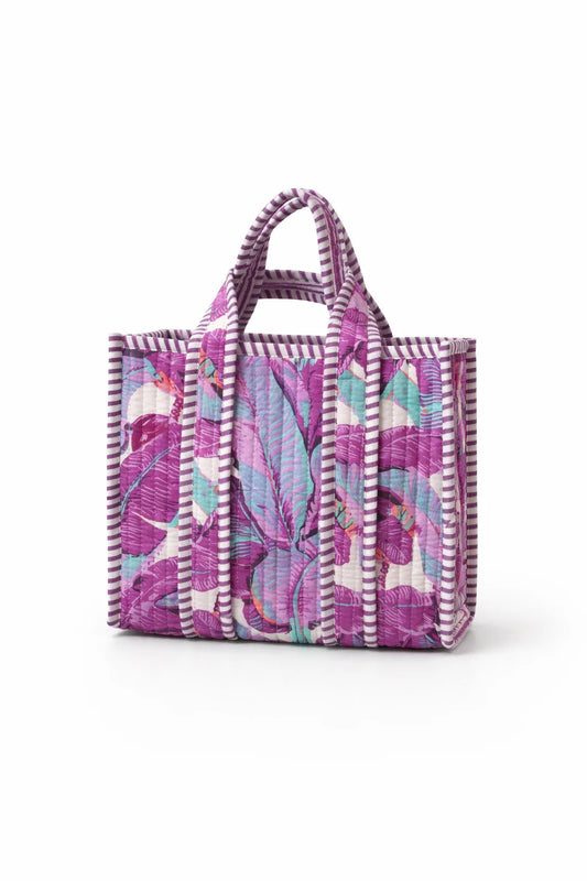 Mini Tote Palm Rose Reversible