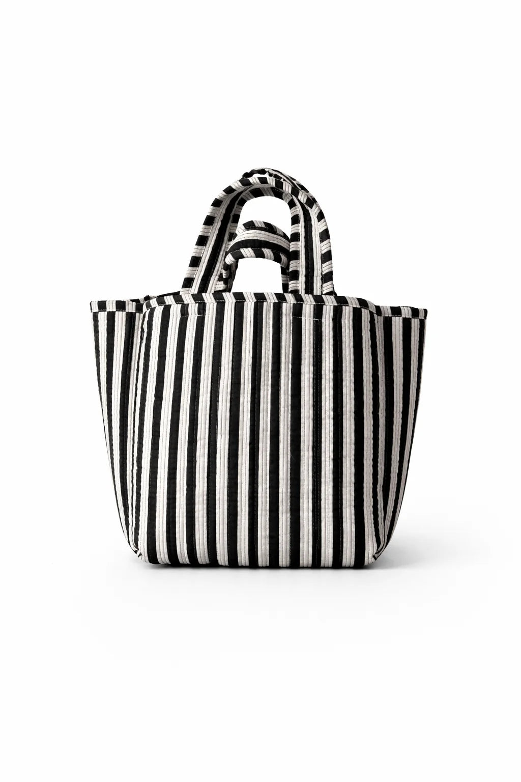 Mini Tote Noir Dot Reversible