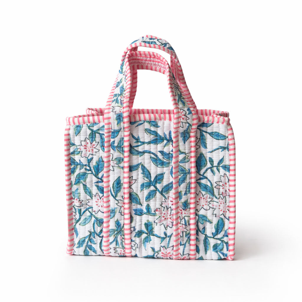 Mini Tote Jardín Reversible