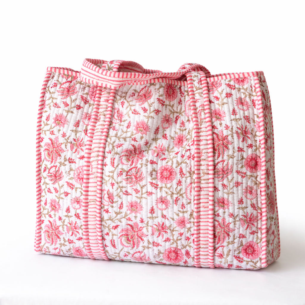 Tote Exótica Rosado Reversible